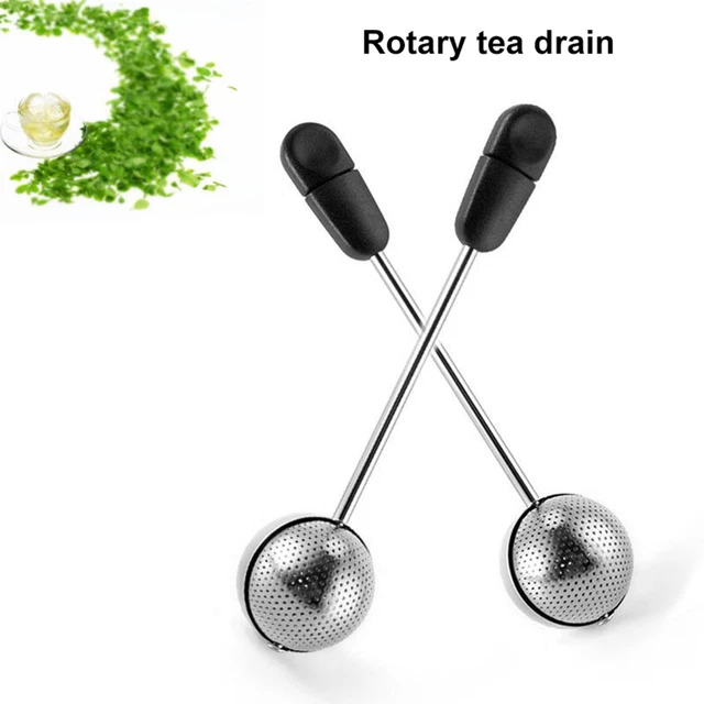 Stainless Steel Infuser Filter Fine Mesh Loose Leaf Tea Snap Ball Tea Strainer