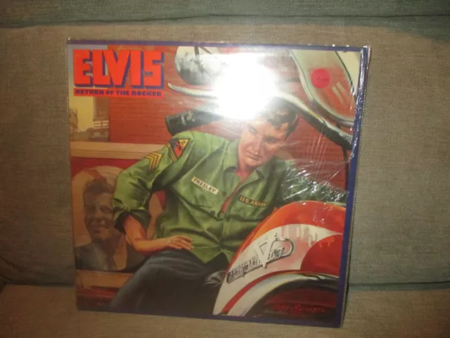 Rare! Vinyle Lp 33 Tours "Elvis Presley : Return Of The Rocker" Usa 1986