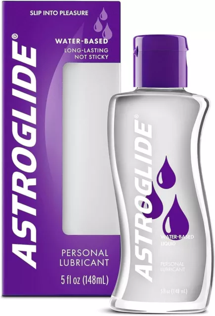 Astroglide Water Based Personal Lubricant 148ml Anal Vagina Liquid Lube Long Sex