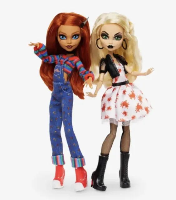 Mattel Monster High Skullector Bride of Chucky and Tiffany Doll 2-Pack Free Ship
