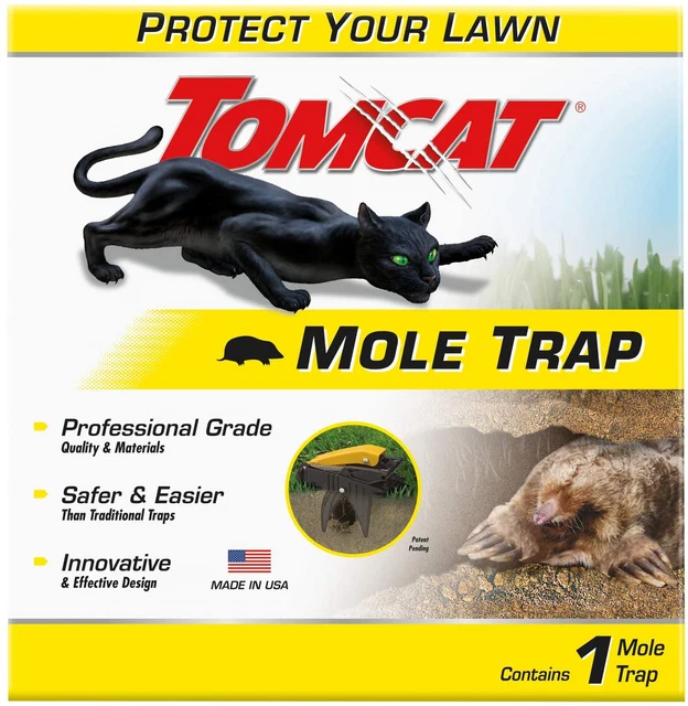 Tomcat 0363210 Mole Trap Innovative and Effective Design, Granules, Brown