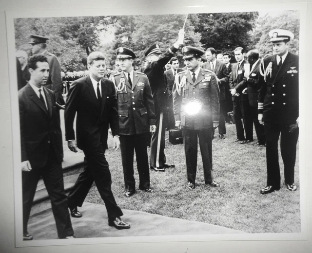 1962 President Kennedy Foto - South Prato: Greets Algerino President Ben Bella