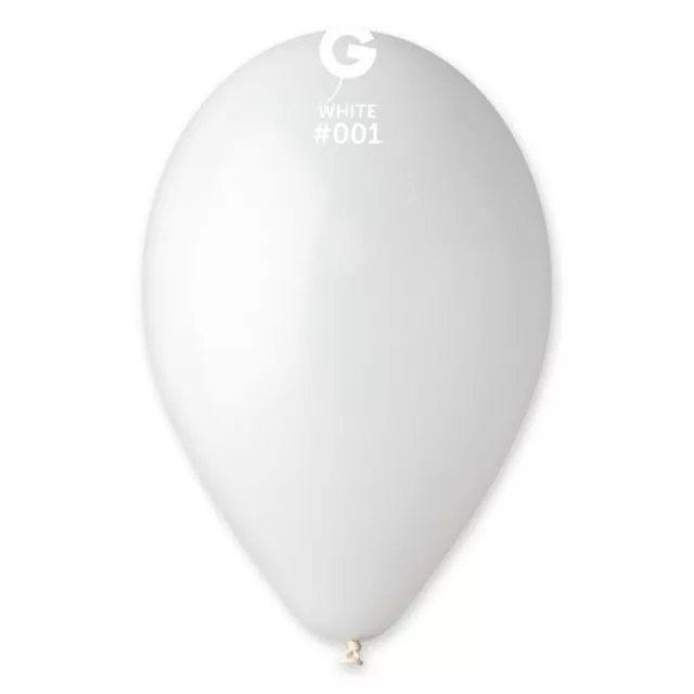 PALLONCINI BIANCO PASTELLO 25 Pz 26 cm diam 9-10" SPOSI NOZZE MATRIMONIO