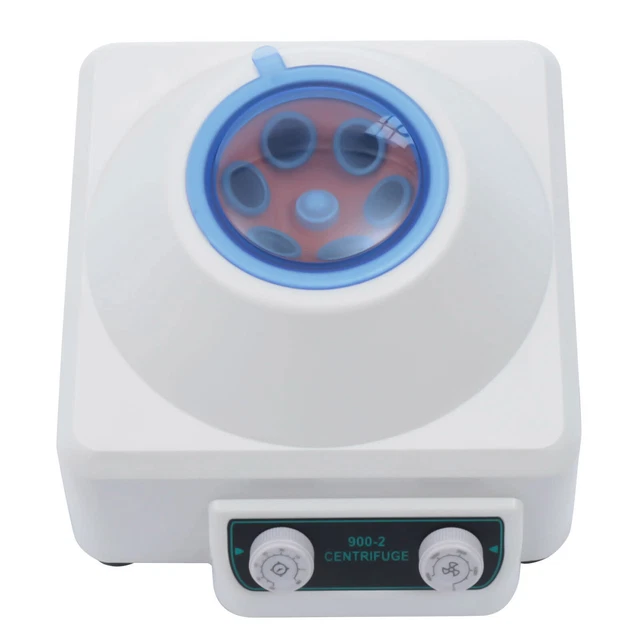 Centrifugeuse Électrique De Table 25W 4000 Tr/min - 6 Tubes 20ml - Minuterie 60 Min - Laboratoire Médical