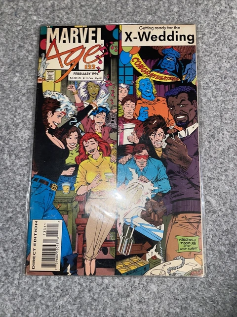 Marvel Age #133 X Wedding + War Machine Rare Feat Daredevil Marvel Comics 1994 2
