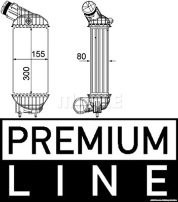 MAHLE dell'aria di radiatore BEHR *** Premium Line *** ci 191 000p per OPEL INSIGNIA g09 
