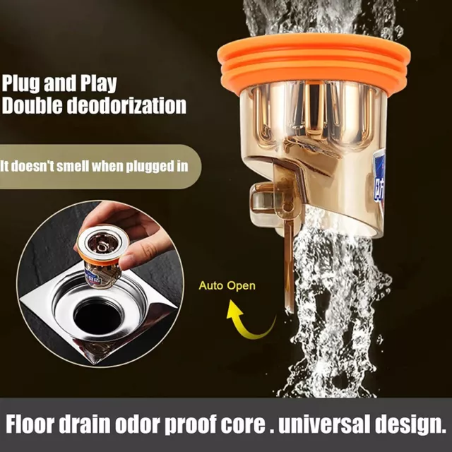 Self-Closing Odor And Insect Proof Floor Drain Core Deodorant Anti-Odor No Smell