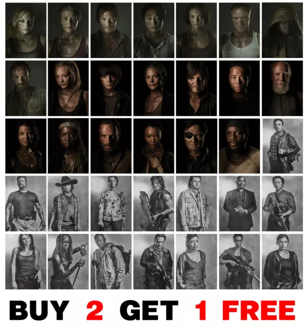 The Walking Dead Poster TV Show Series AMC Promo Art Print Home Room Decor p1