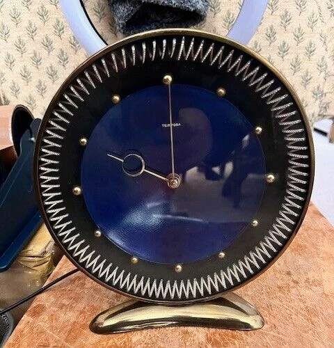 1960S SMITHS &TEMPORA& 8-Day Floating Balance Clock -blue futuristic ...