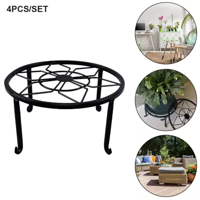 Anti Rust For Flower Pot Heavy Duty Iron Art Plant Stand Planter Container