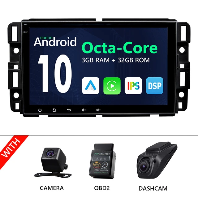 CAM+DVR+OBD+For Chevrolet Android 10 Car Play GPS Navigation Radio Bluetooth DSP