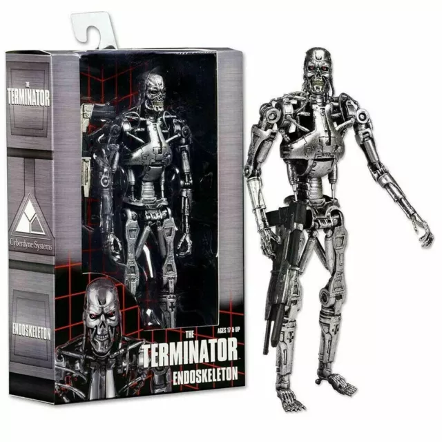 Figura de acción NECA Terminator ENDOSQUELETO T800 7-Arnold-Schwarzenegger modelo Reino Unido