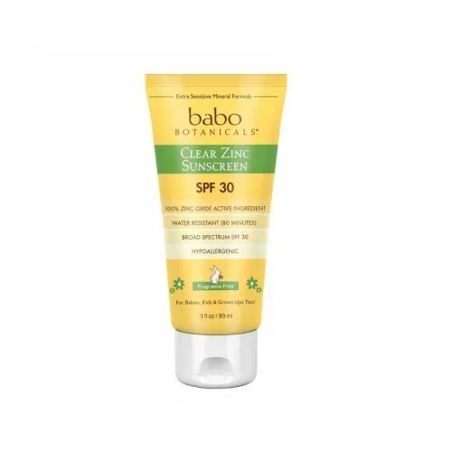 Crème Solaire SPF 30 sans Parfum 89ml Par Babo Botanicals