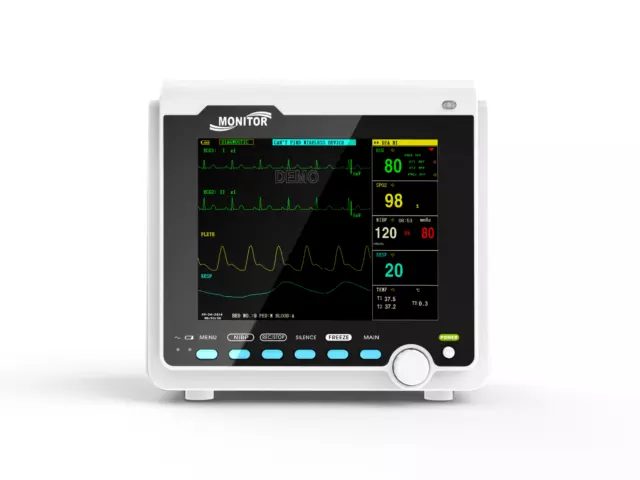 CE CMS6000 8" Patientenmonitor Intensivstation ECG, NIBP, SPO2, PR, RESP, TEMP