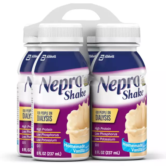 Nepro Nutrition Shake for People on Dialysis, with 19 Grams of Protein