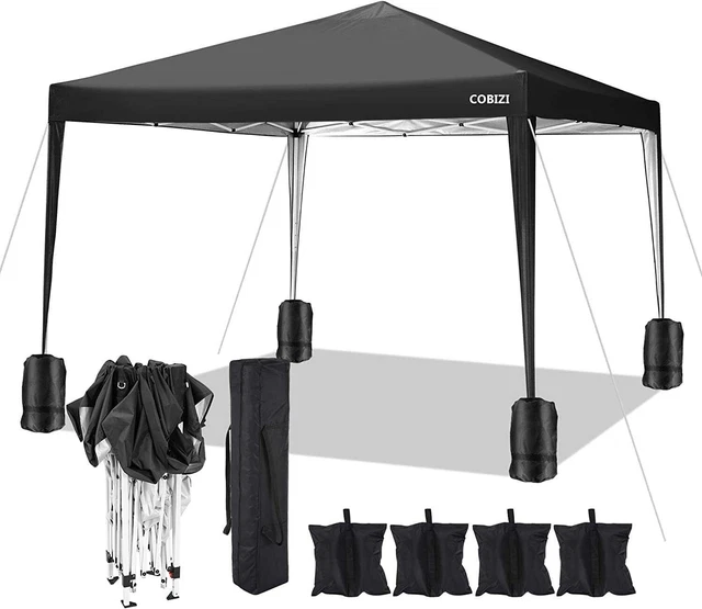 Pavillon 3x3m Faltpavillon Gartenzelt UV-Schutz 50+ Pop-Up Zelt Partyzelt Fest.