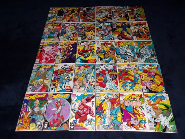 X-Force 1 - 129 Collection 112 Comics 1991 Cable Deadpool Domino Lot 2 8 11 15