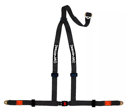 NEW Securon 628 / Black 3 Point Harness with Anchor Plates