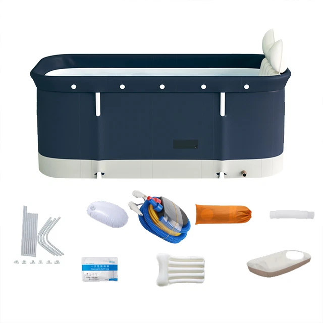 Kit de cubo de bañera plegable portátil remojo de pie bañera familiar SPA REINO UNIDO