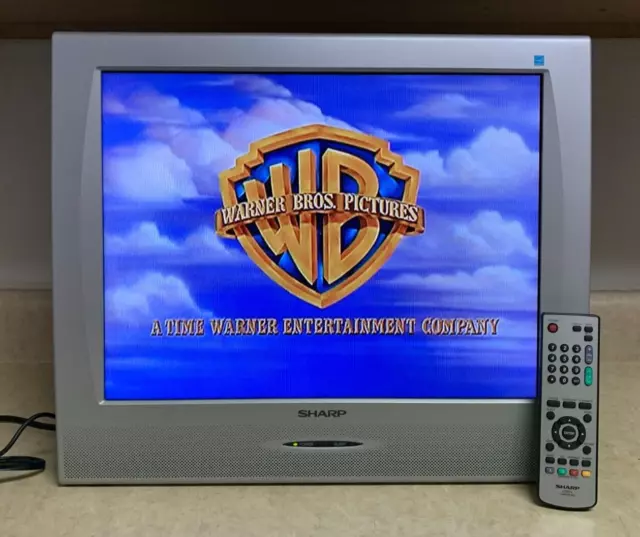 20" Sharp 4:3 Square 480p LCD TV w/ Remote (Working 100%) S-VIDEO RCA 20" Sharp 4:3 Square 480p LCD TV w/ Remote (Working 100%) S-VIDEO RCA