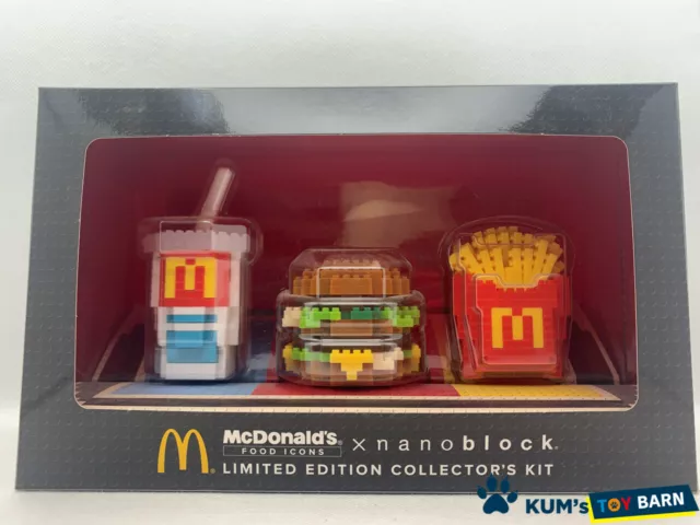 McDonald's X Nanoblock Collaboration Kollektion Hamburger Groß Mac Kartoffel