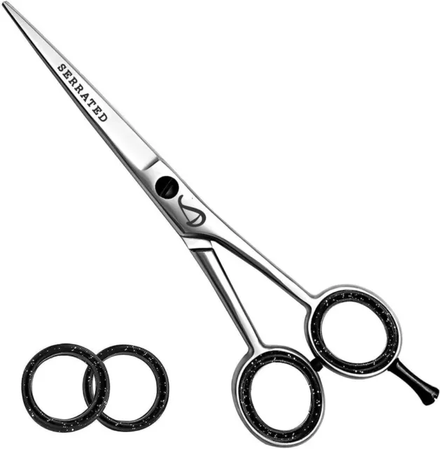 Hoja de tijeras de afeitar afilada profesional de 6 pulgadas para peluqueros peluqueros
