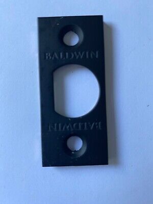 Baldwin 5513 Estate Latch Face Plate Satin Black 190 PRIVACY PASSAGE