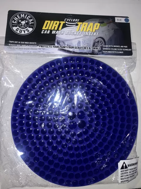 Chemical Guys Cyclone Dirt Trap Car Wash Bucket Insert Protect Cars Paint  Blue