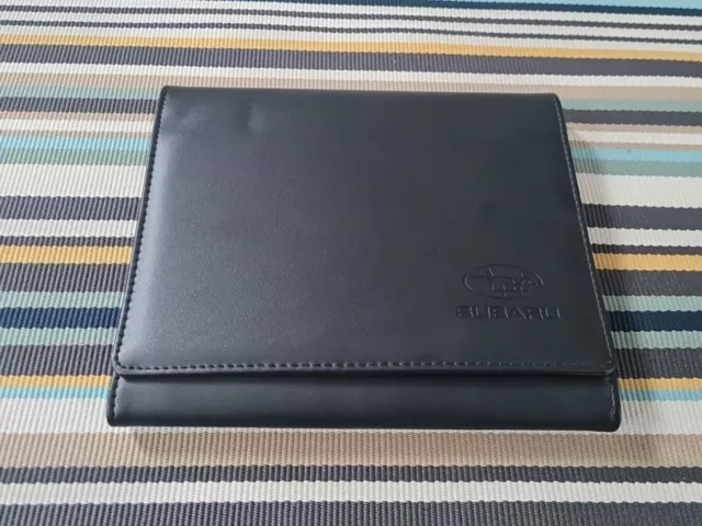 Genuine SUBARU Owners Manual Wallet Leather Folder