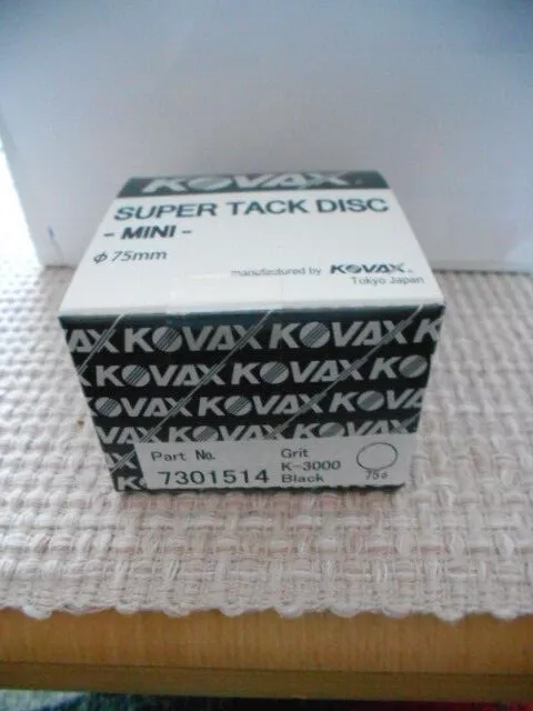 Kovax Super tack disc, P 3000, / 50 unidades / 75 mm ¡NUEVO!¡!