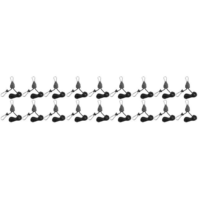 18 Pcs Grow Lamp Hanging Ropes Lifting Hook Lanyard Plant Light