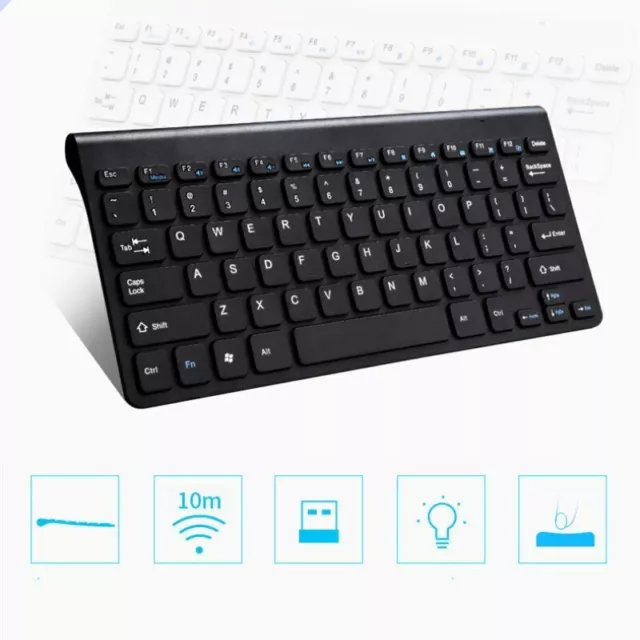 1Pc Mini Wired Keyboard Mini Clavier Filaire Clavier Portable Mince à 78 Touches 3