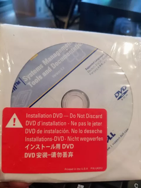 Dell P/N 0R707G Systems Management Tools and Documentation Version 5.4 DVD-ROM