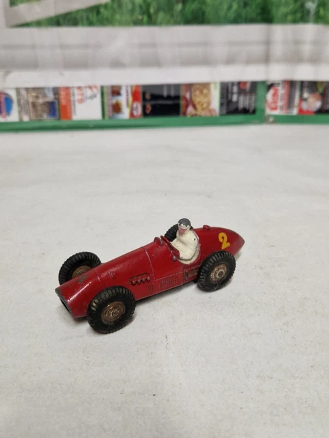 Dinky Toys 23J – Ferrari De Course – Calandre Lisse – 1ère Version – Vintage