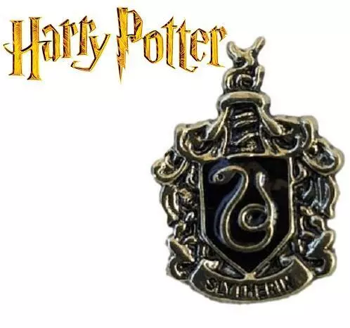 Harry Potter Slytherin Hogwarts Logo Metal Pin Badge Brooch Button