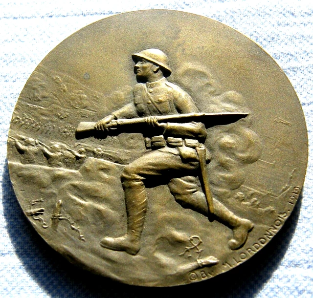 Médaille Art Nouveau - Tournois De Tennis L'Echo De Paris Par Lordonnois (Bronze)