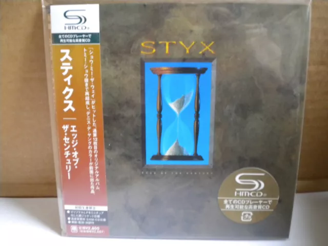 STYX-Edge Of The Century-Japan mini lp SHM-CD-A&M Rec-UICY-93928:1990/2009:NEU.