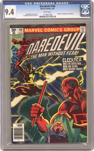 Daredevil #168N Newsstand Variant CGC 9.4 1981 1175801009