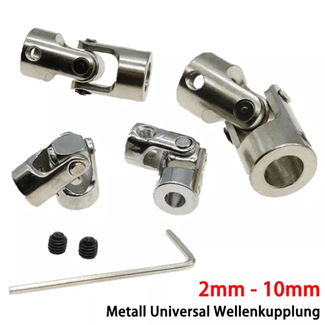 2mm - 10mm Metall Universal Wellenkupplung Kupplung Für RC Modell DIY Auto Boot