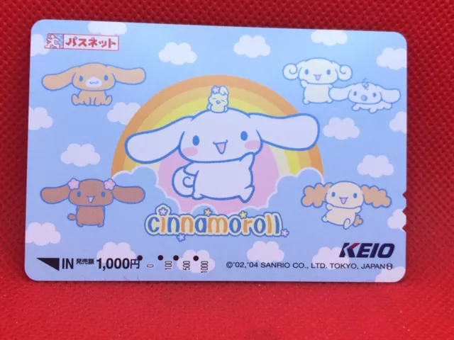 CINNAMOROLL SANRIO Japan KEIO Train Pass limited card  2002 very rare