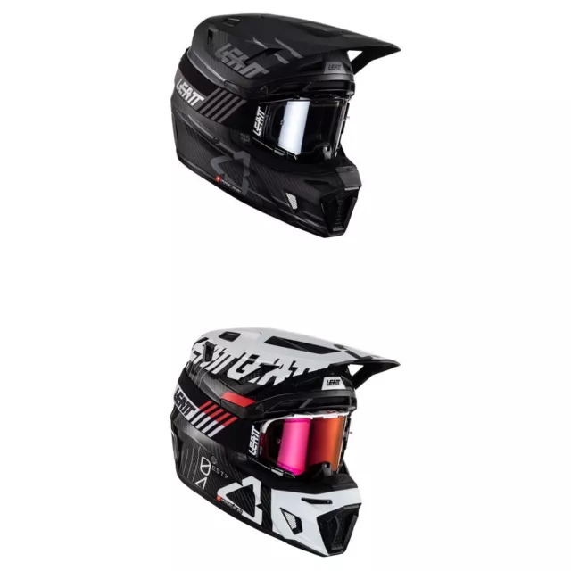 Motocross Helm mit Brille Leatt MX Helm Kit Moto 9.5 Helmcombo Crosshelm