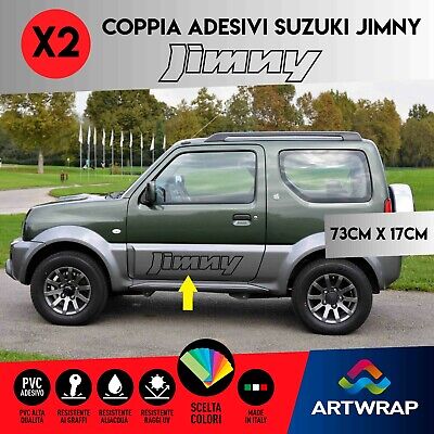 Coppia Adesivi Stickers Suzuki JIMNY OFFROAD fuoristrada 4x4