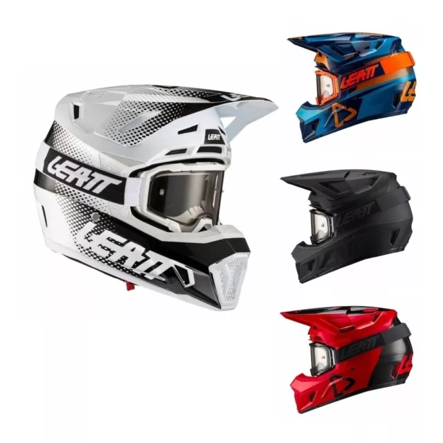 Casque Motocross Avec Lunettes Leatt Moto 7.5 Cross Enduro MX