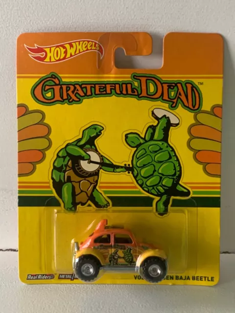 Hot Wheels Pop Culture Grateful Dead Volkswagen Baja Beetle Real Riders Metal