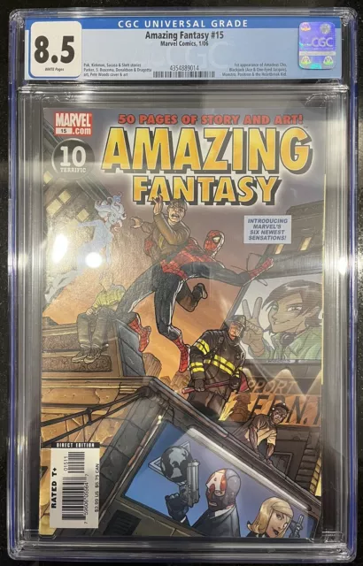 MARVEL COMICS AMAZING FANTASY #15 2006 1st Appearance of Amadeus Cho CGC 8.5