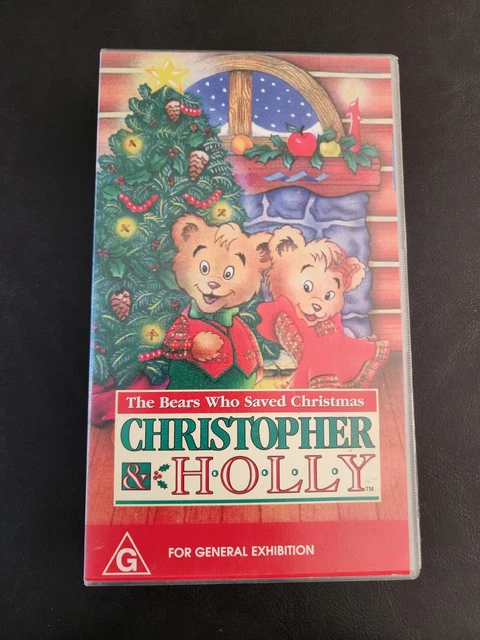 CHRISTOPHER & HOLLY - The Bear Who Saved Christmas - VHS $23.96 ...