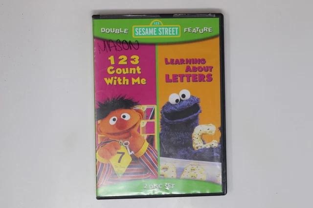 SESAME STREET DOUBLE Feature 123 Count with Me Learning About