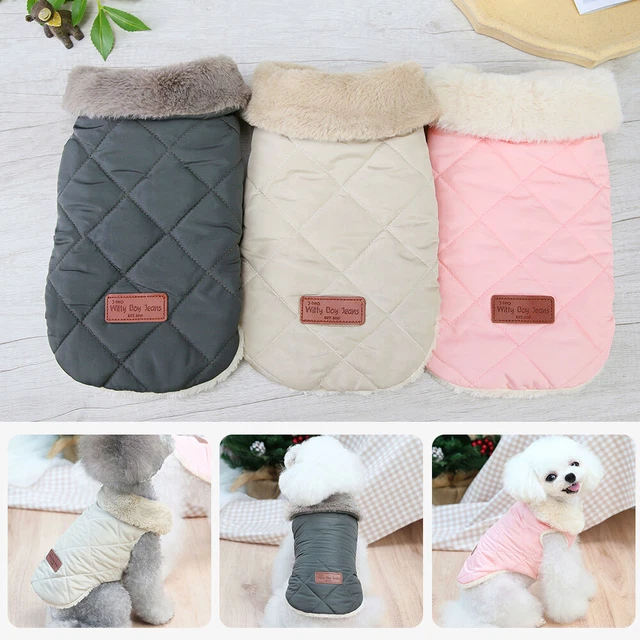 Cappottino per cane cani inverno abbigliamento cappotto vestito Giacca Gilet
