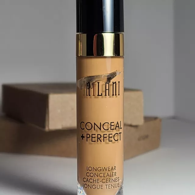 3 PACK MILANI Conceal+Perfect 2 IN 1 Liquid Foundation + Concealer #160 Warm Tan