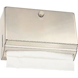 Bobrick ClassicSeries Horizontal Folded Paper Towel Dispenser Stainless Steel